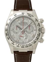 Rolex Cosmograph Daytona | Stein-Blatt Meteorit mit applizierten Stundenzeichen in Gold rolex-cosmograph-daytona-116519-7