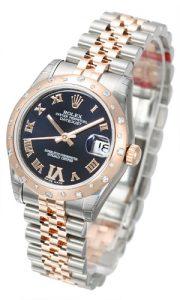 Rolex Datejust Lady 31 aus Stahl/Roségold mit violettem Zifferblatt | Rolesor Everose rolex-datejust-lady-31-rolesor-everose-178341-1