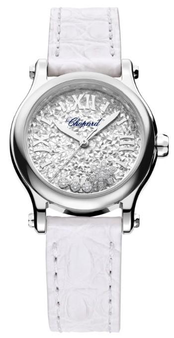 Chopard Happy Snowflakes in der Version 278573-3022 in Edelstahl