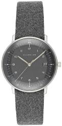 junghans-max-bill-damenuhr-grau-leder-3270-mm