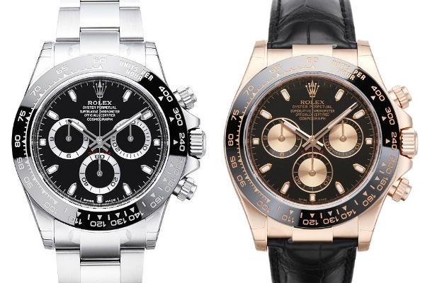 Rolex Cosmograph Daytona Zifferblatt schwarz