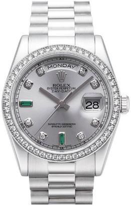 Rolex Day-Date Platin Brillantbesatz