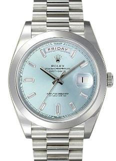 Rolex Oyster Perpetual Day-Date 40 Platin Praesident-Band