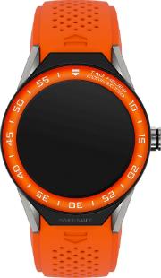 Tag Heuer Connected Modular 45 Kautschukarmband Orange