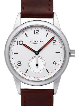 NOMOS Glashuette Club in der Version 701 mit Stahlboden