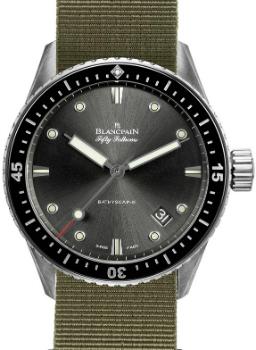 Blancpain Sport Automatique Fifty Fathoms Bathyscaphe in der Version 5000-1110-NAKA Blancpain Sport Automatique Fifty Fathoms Bathyscaphe in der Version 5000-1110-NAKA
