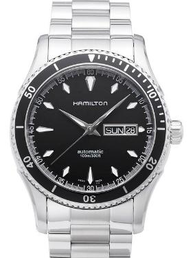 Hamilton Jazzmaster Seaview Day Date Auto mit Datum und Wochentagsanzeige