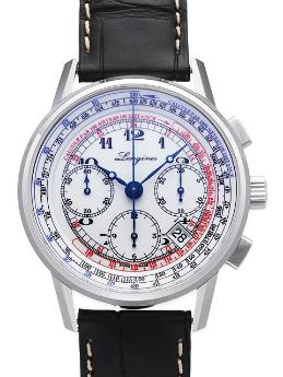 Longines Telemeter Chronograph mit Telemeterskala