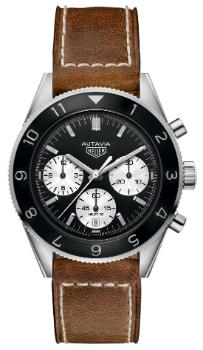 Tag Heuer Autavia HEUER 02 Automatik Chronograph 42mm Band Kalbsleder