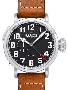 Zenith Pilot Montre D'Aeronef Type 20 GMT in der Version 03243069321C723