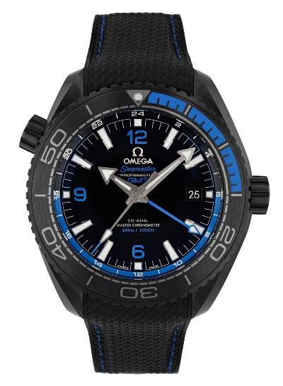 Omega Seamaster Planet Ocean 600 M Co-Axial Master Chronometer GMT 45,5mm Deep Black in der Version 215.92.46.22.01.002