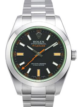 Rolex Milgauss mit schwarzem Zifferblatt