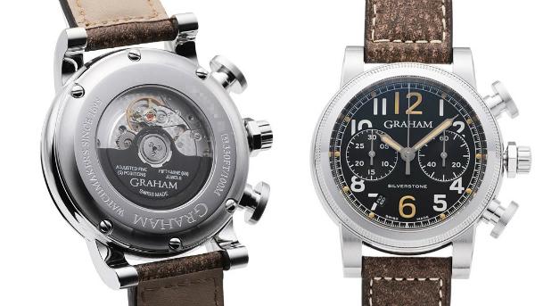 Graham Silverstone Vintage 44 mit Super-LumiNova Applikationen