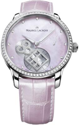 Maurice Lacroix Luxusuhr fuer Damen Masterpiece Square Wheel Pink Pearl