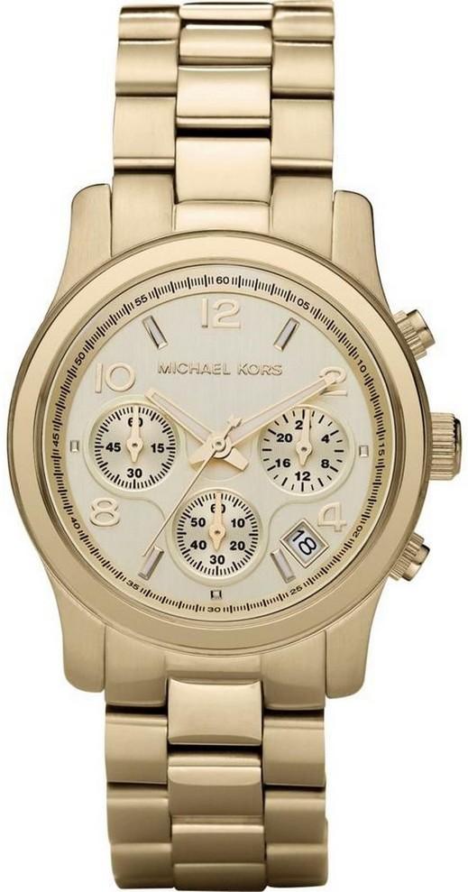 Michael Kors Chronograph Runway in der Version MK5055 aus beschichtetem Edelstahl