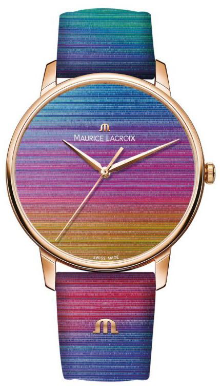 Maurice Lacroix Eliros Rainbow 40mm in der Version EL1118-PVP01-090-1 aus Edelstahl mit PVD-Beschichtung