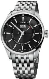 Oris Artix Pointer Day Date Edelstahl schwarz