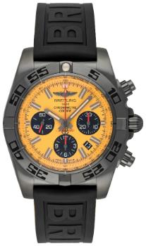 Breitling Chronomat 44 Blacksteel Zifferblatt gelb