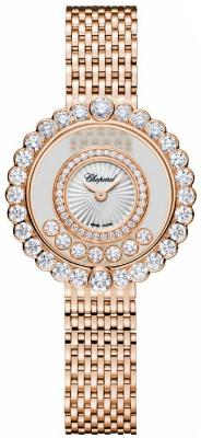 Chopard Happy Diamonds Icons Round Damenuhr 18kt Rosegold perlmutt