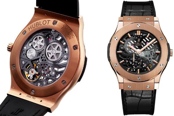 Hublot Classic Fusion 45mm Classico Ultra-Thin Skeleton Limited Edition in der Version 515OX0180LR