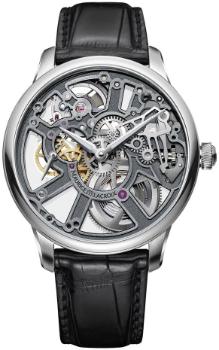 Maurice Lacroix Masterpiece Squelette New Design Herrenuhr Krokodilleder transparent