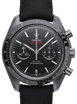 Omega Speedmaster Moonwatch Dark Side of the Moon Herrenuhr Textil schwarz Keramik