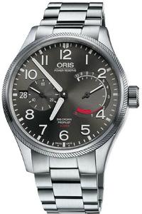 Oris Big Crown ProPilot Calibre 111 Band Edelstahl Zifferblatt grau