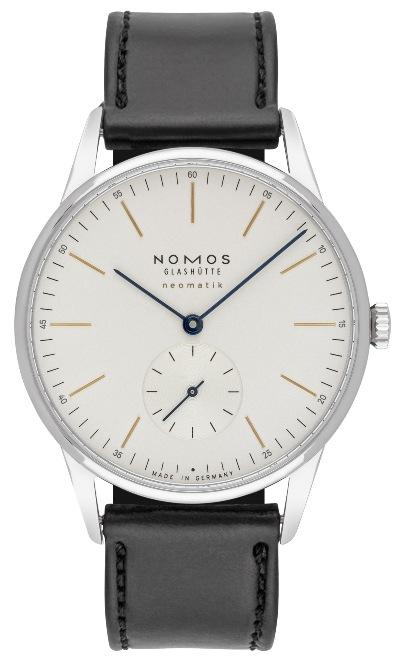 NOMOS Glashütte Orion neomatik 39 in der Version 340 mit Saphirglasboden