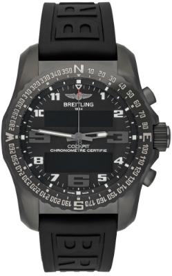 Breitling Cockpit B50 Herrenuhr Kautschuk schwarz