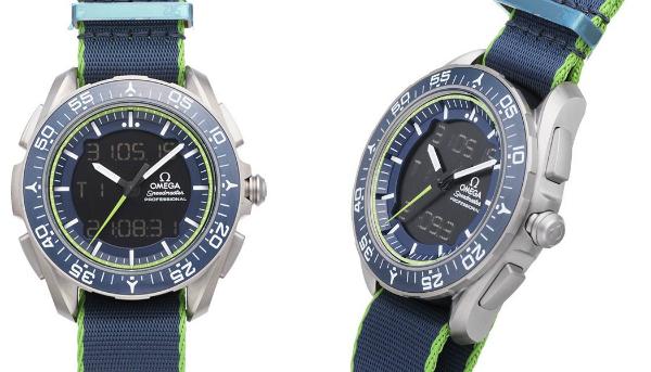 Omega Speedmaster Skywalker X-33 Chronograph 45mm Limited Edition Herrenuhr Textil blau