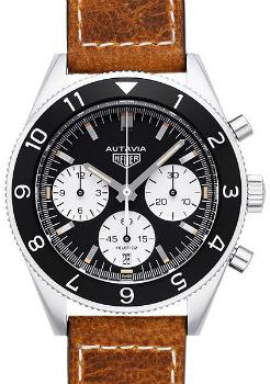 Tag Heuer Autavia Calibre HEUER 02 Automatic Chronograph 42mm Kalbsleder-Band