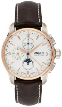 Union Glashuette Belisar Chronograph Mondphase in der Version D902-425-46-037-11 mit englischer Anzeige