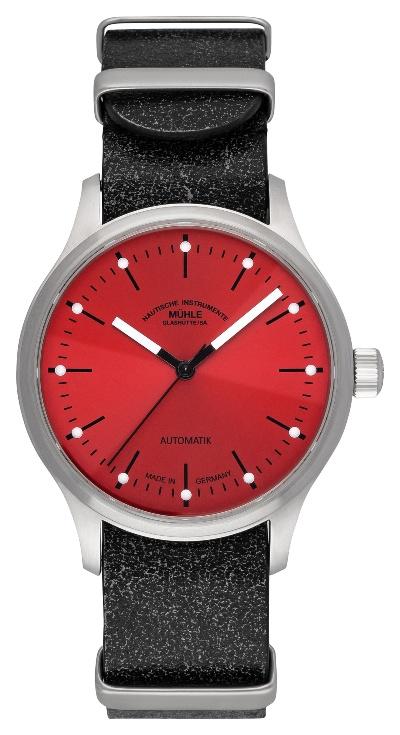 MÜHLE Glashütte Panova Rot in der Version M1-40-78-LB-III