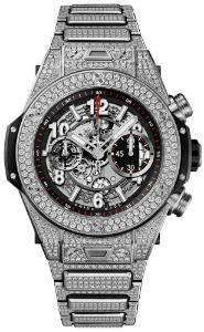 Hublot Big Bang Unico Titanium Pave 45mm Automatic Chronograph 411NX1170NX3704