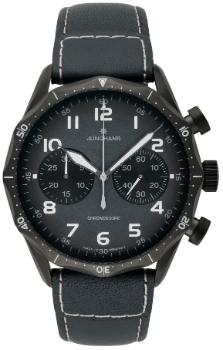 Junghans Meister Pilot in der Version 0273795-00 aus Edelstahl mit DLC-Beschichtung