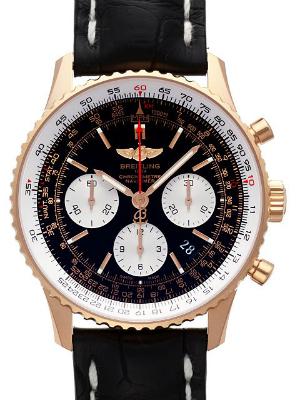 Breitling Navitimer 01 18kt Rosegold Krokodilleder RB012012BA49743PR20BA1