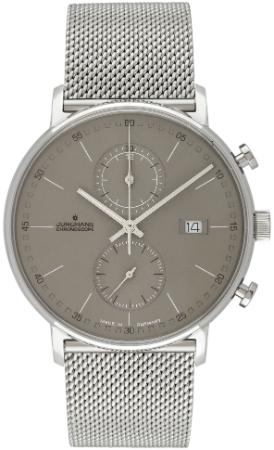 Junghans Form C Chronograph Herrenuhr Edelstahl Quarz