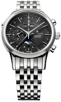 Maurice Lacroix Les Classiques Chronograph Phase de Lune Automatique schwarz