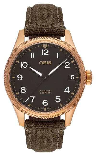 Oris Big Crown ProPilot Big Date in der Version 01 751 7761 3164-07 3 2003BRLC aus Bronze