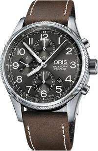 Oris Big Crown ProPilot Chronograph | Band: Leder (braun) Oris Big Crown ProPilot Chronograph Leder braun