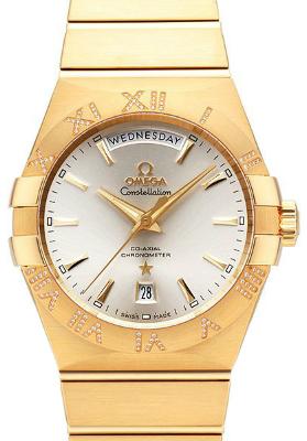 Constellation Day Date with reference no. 123-55-38-22-02-002 in 18K yellow gold