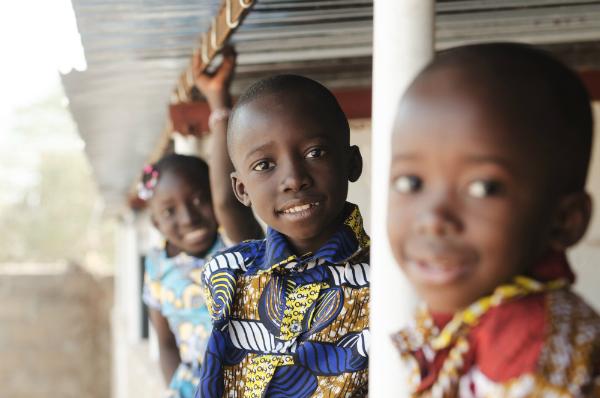 Drei afrikanische Kinder