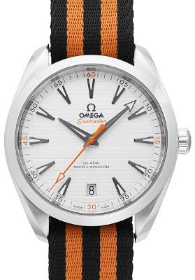 Omega Seamaster Aqua Terra 150M Co-Axial Master Chronometer 41mm Golf Edition schwarz orange