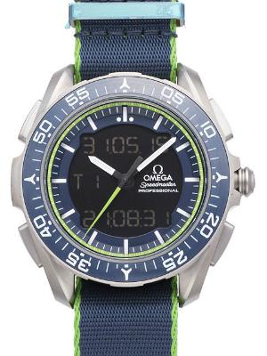 Omega Speedmaster Skywalker X-33 Chronograph 45mm Limited Edition blau gruen