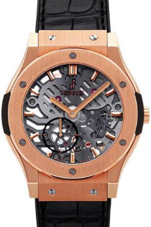 Hublot Classic Fusion 42mm Classico Ultra-Thin Skeleton in der Version 545-OX-0180-LR