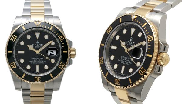 Rolex Oyster Perpetual Submariner Date Edelstahl 18kt Gelbgold