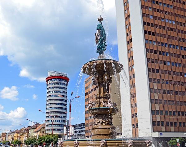 Brunnen in La Chaux-de-Fonds