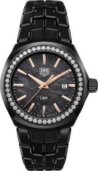 Tag Heuer Link Lady Quarz 32mm in der Version WBC1390-BH0744 aus polierter schwarzer Keramik