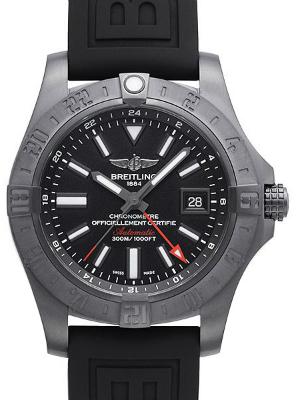 Breitling Avenger II GMT Blacksteel in der Version M3239010-BF04-152S-M20SS-1