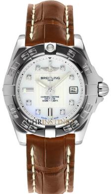 Breitling Galactic 32 in der Version A71356L2-A708-778P-A14BA-1 in Edelstahl